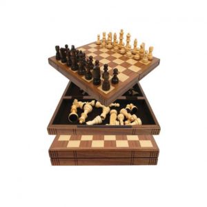 Timber Chess Game