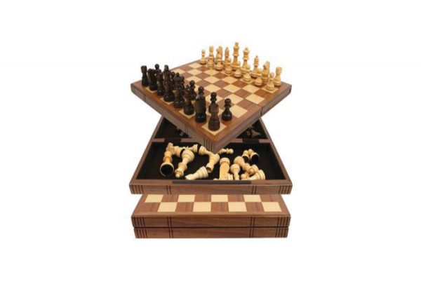 Timber Chess Game