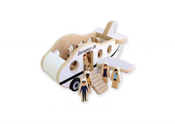 Wooden Aeroplane Play Set